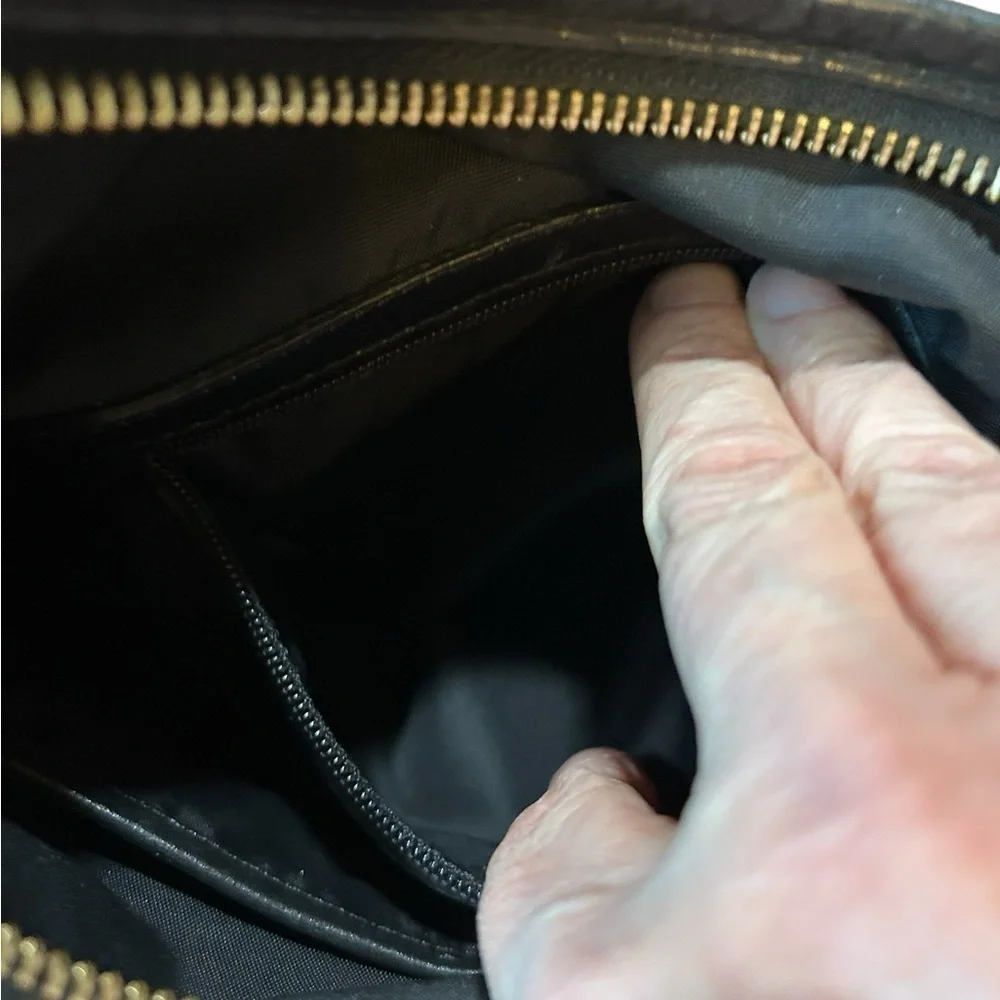 Kate Spade Black Nylon Hobo Shoulder Bag